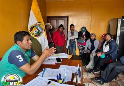GAD Quimiag socializa avances del asfaltado Quimiag-Chañag y plan de mejoramiento vial con el sector norte